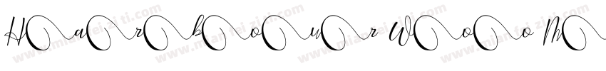 Harbour Woo Medium字体转换